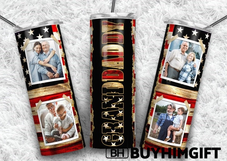 Black And Gold Color Scheme GRANDDADDY Mug- Personalized Father's Day Gift