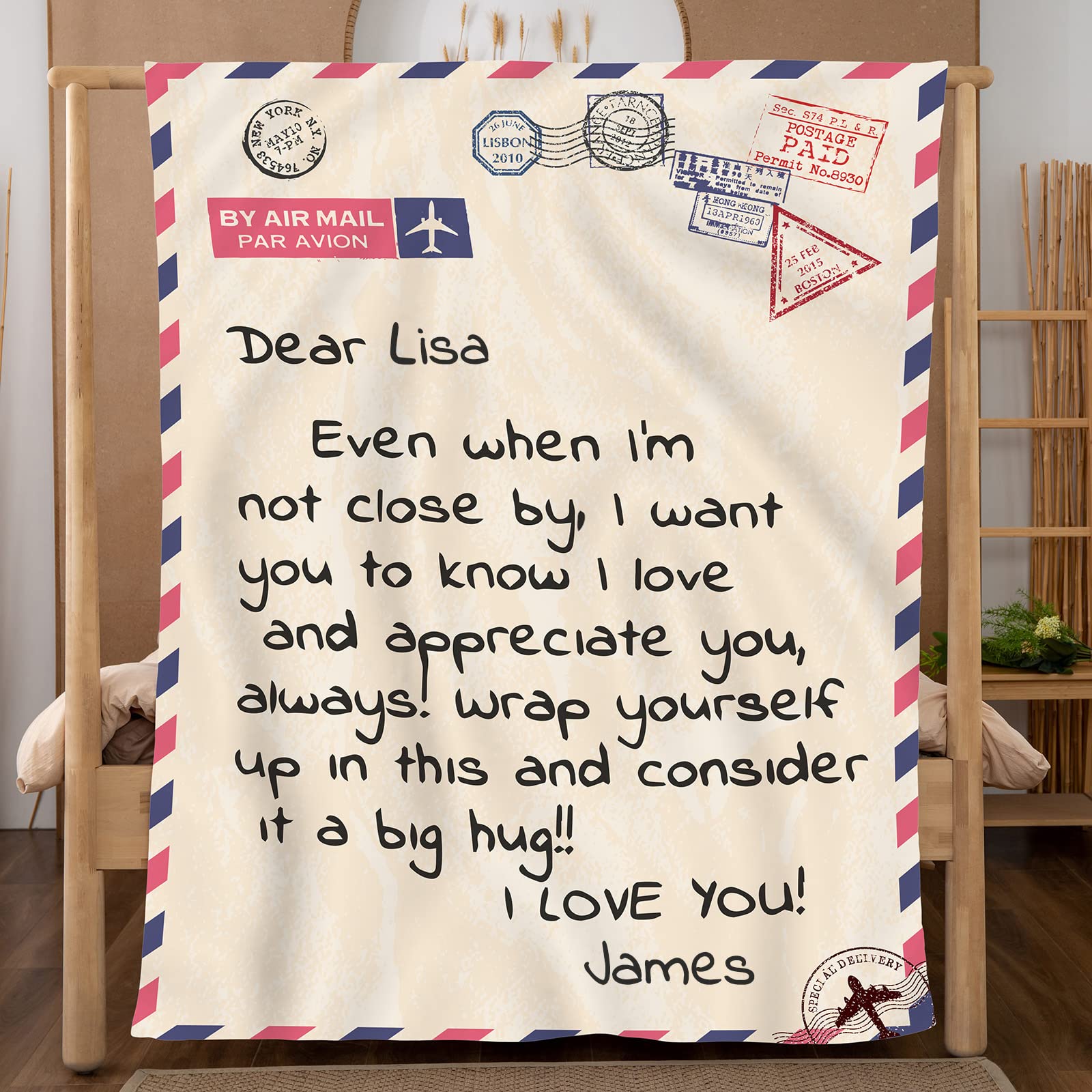 💖For Dad Blanket👨Custom Blanket Gifts From Daughter Or Son