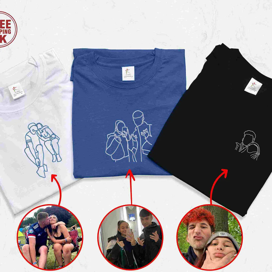Custom Embroidered Sweatshirts, Hoodies & T-Shirts - Best Anniversary Gifts