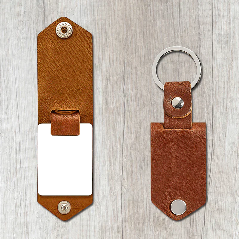 🌟Drive Safe My love Custom Leather Keychain Best Gift