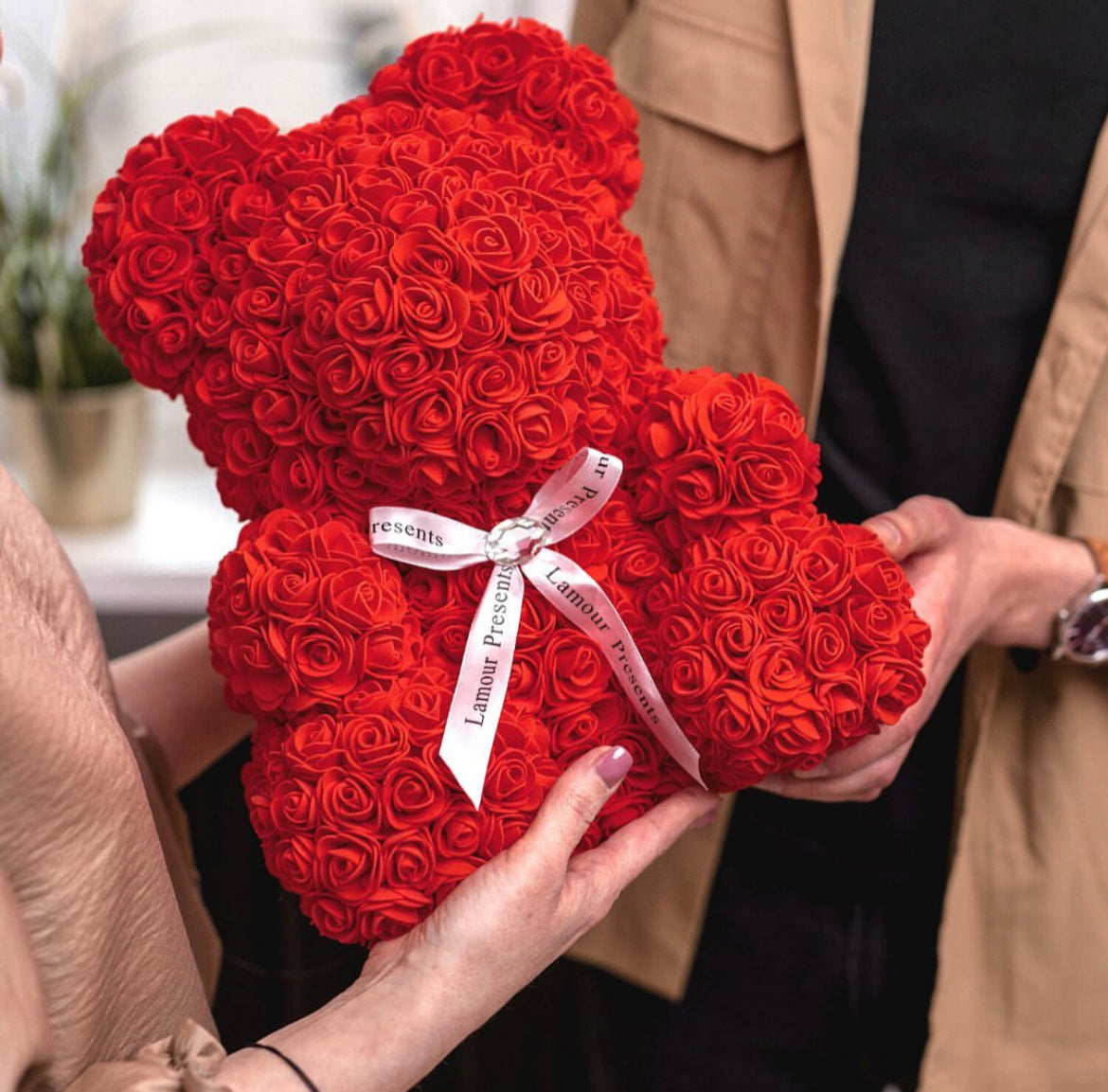 💕Valentine's Day Rose Teddy Bear