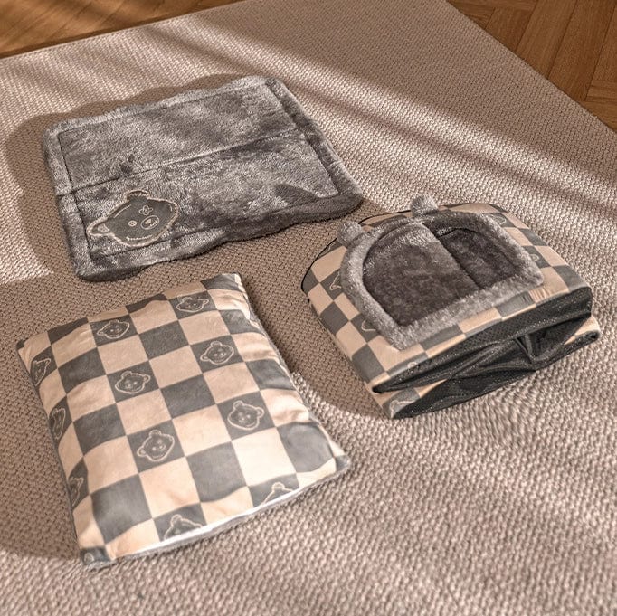 Dog/Cat  house Bed - Blue