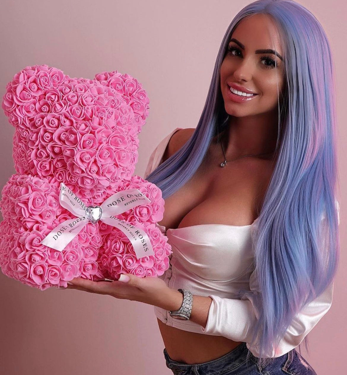 💕Valentine's Day Rose Teddy Bear