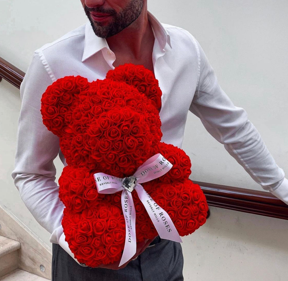 💕Valentine's Day Rose Teddy Bear