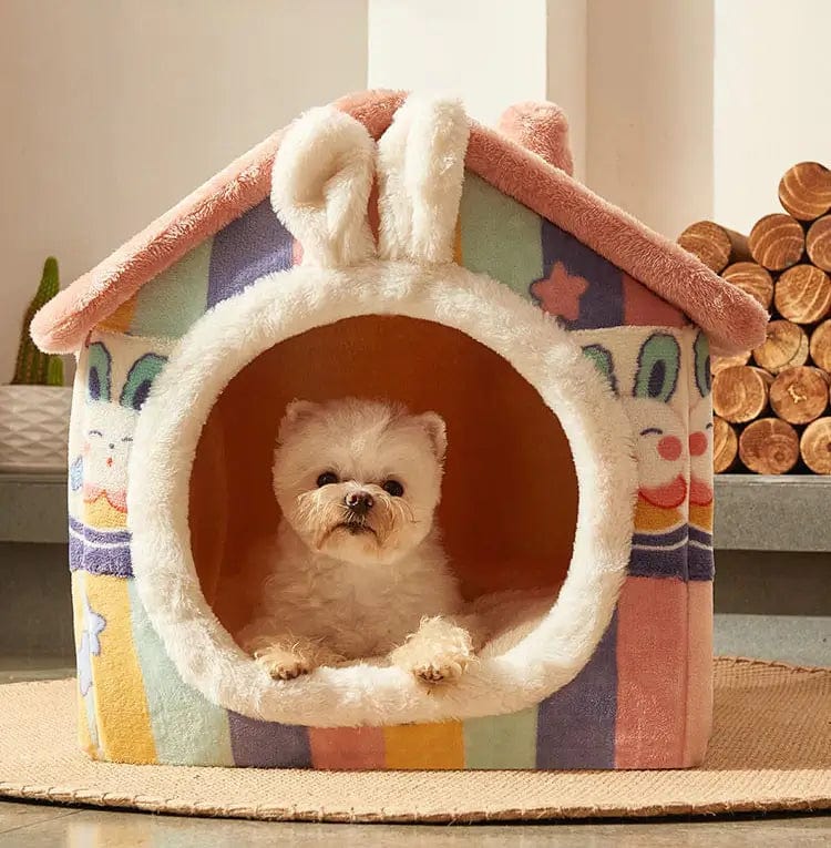 Dog/Cat  house Bed - Pink