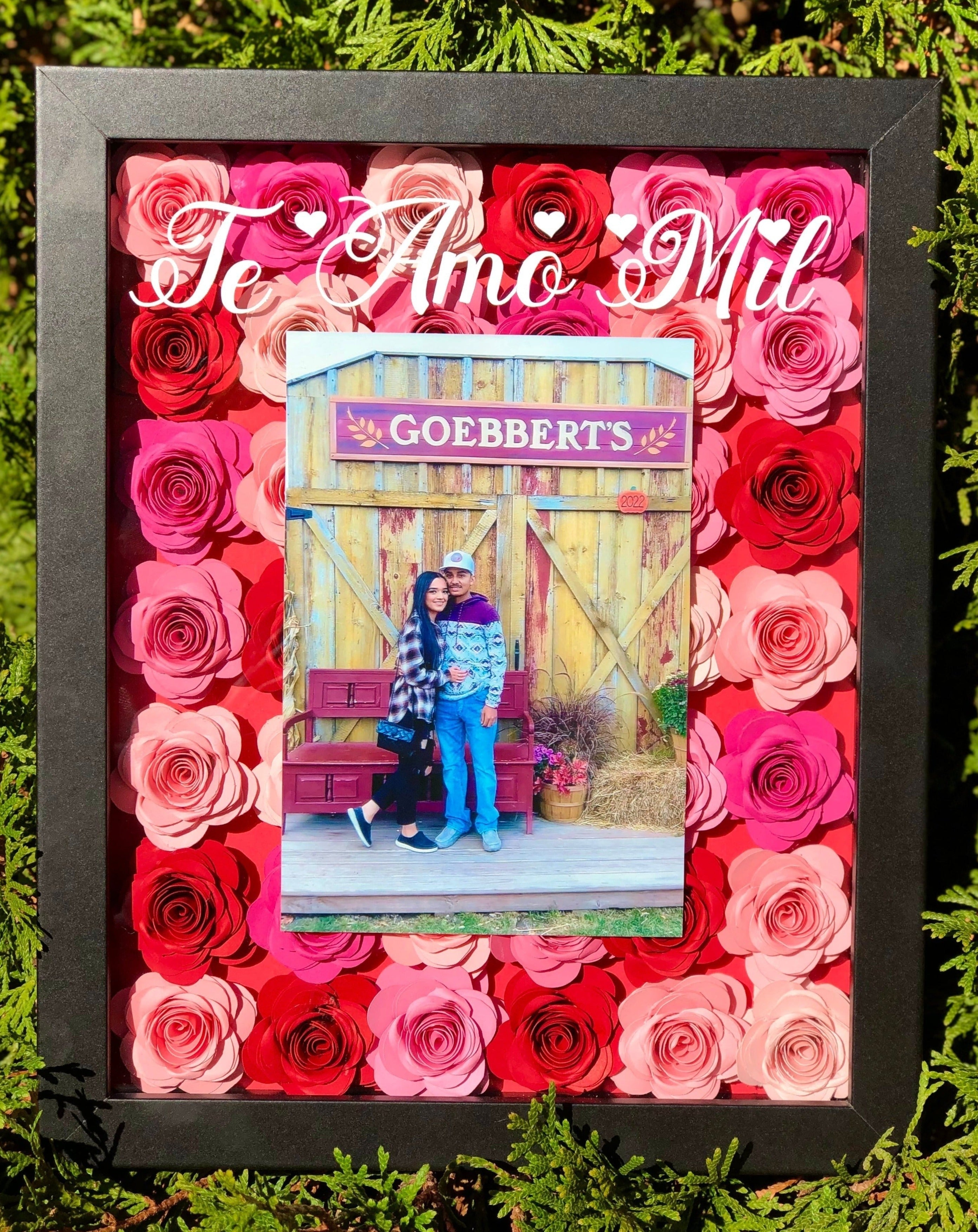 Personalized Shadow Box for Valentine's Day
