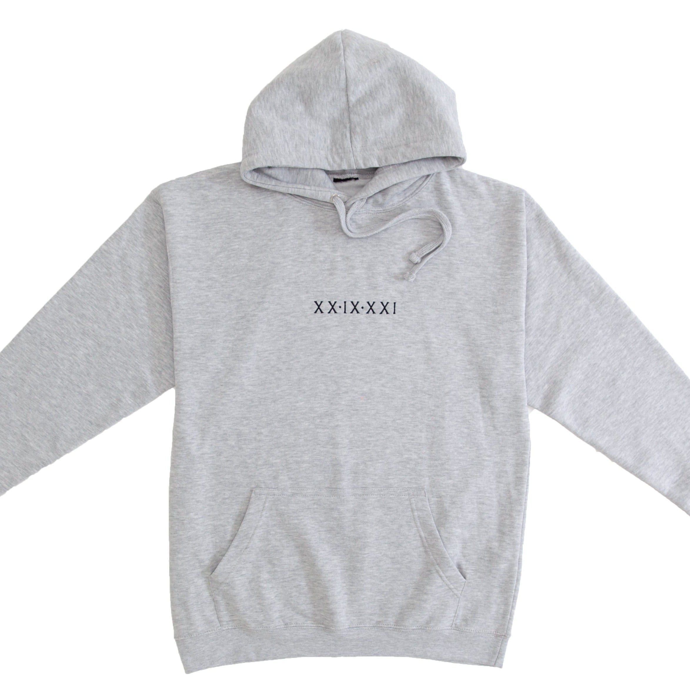 Roman Numeral Hoodie (Chest)