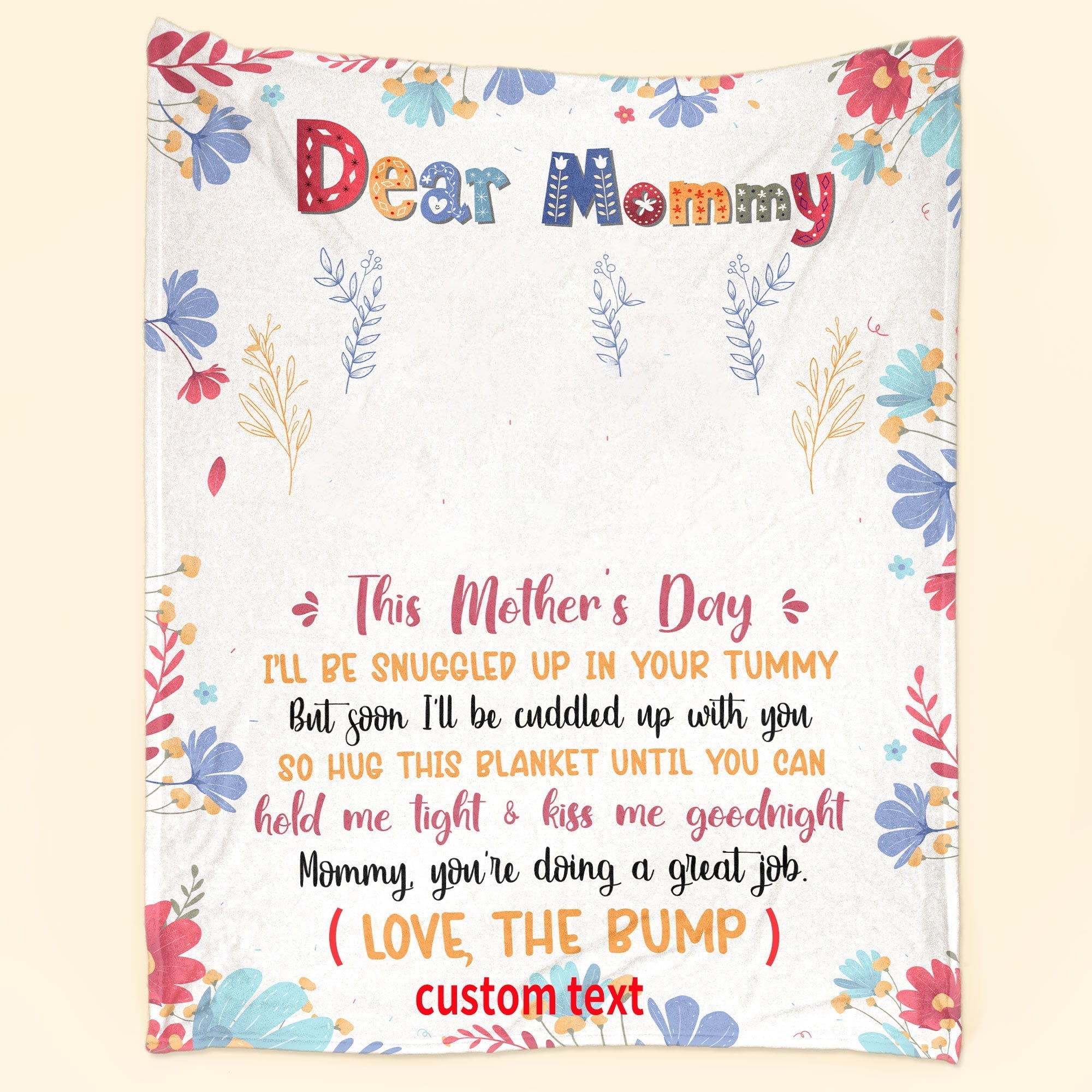💖For Mom Blanket👩Mommy, You're Doing A Great Job - Personalized Blanket - Loving, Birthday Gift For First Mom