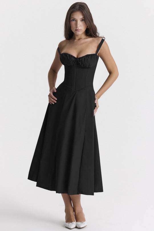 Floral Bustier Midriff Waist Shaper Dress (Buy 2 Free Shipping)