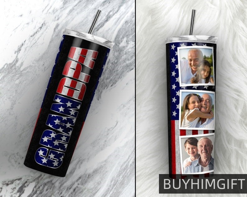Patriot Grandpa- Personalized Father's Day Gift