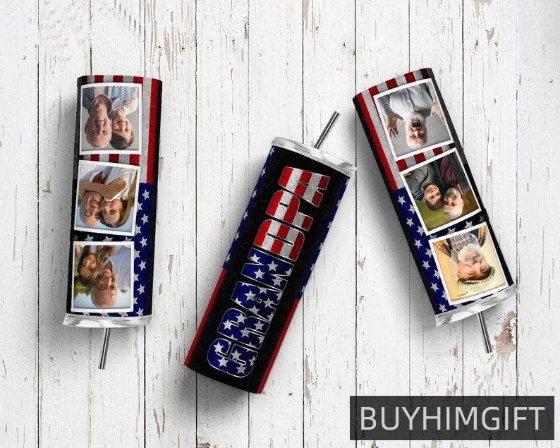 Patriot Grandpa- Personalized Father's Day Gift