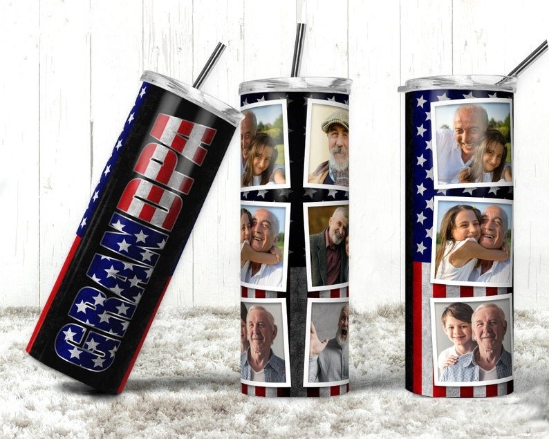 Patriot Grandpa- Personalized Father's Day Gift
