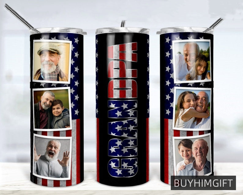 Patriot Grandpa- Personalized Father's Day Gift