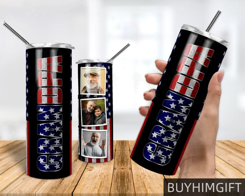 Patriot Grandpa- Personalized Father's Day Gift