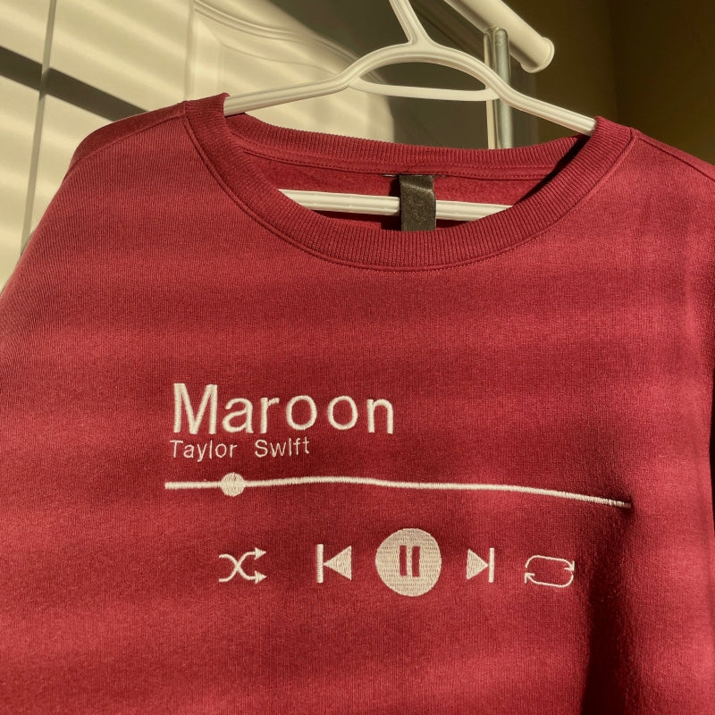Personalized Song Player Sweatshirts