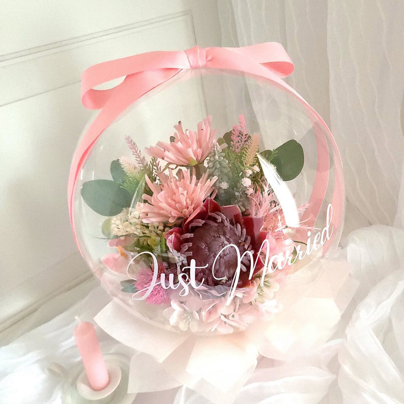 Protea Flower Balloon / Mother's Day, Special Gift, anniversary, Mothers Day, Graduation, Birthday, Congratulations, Personalized