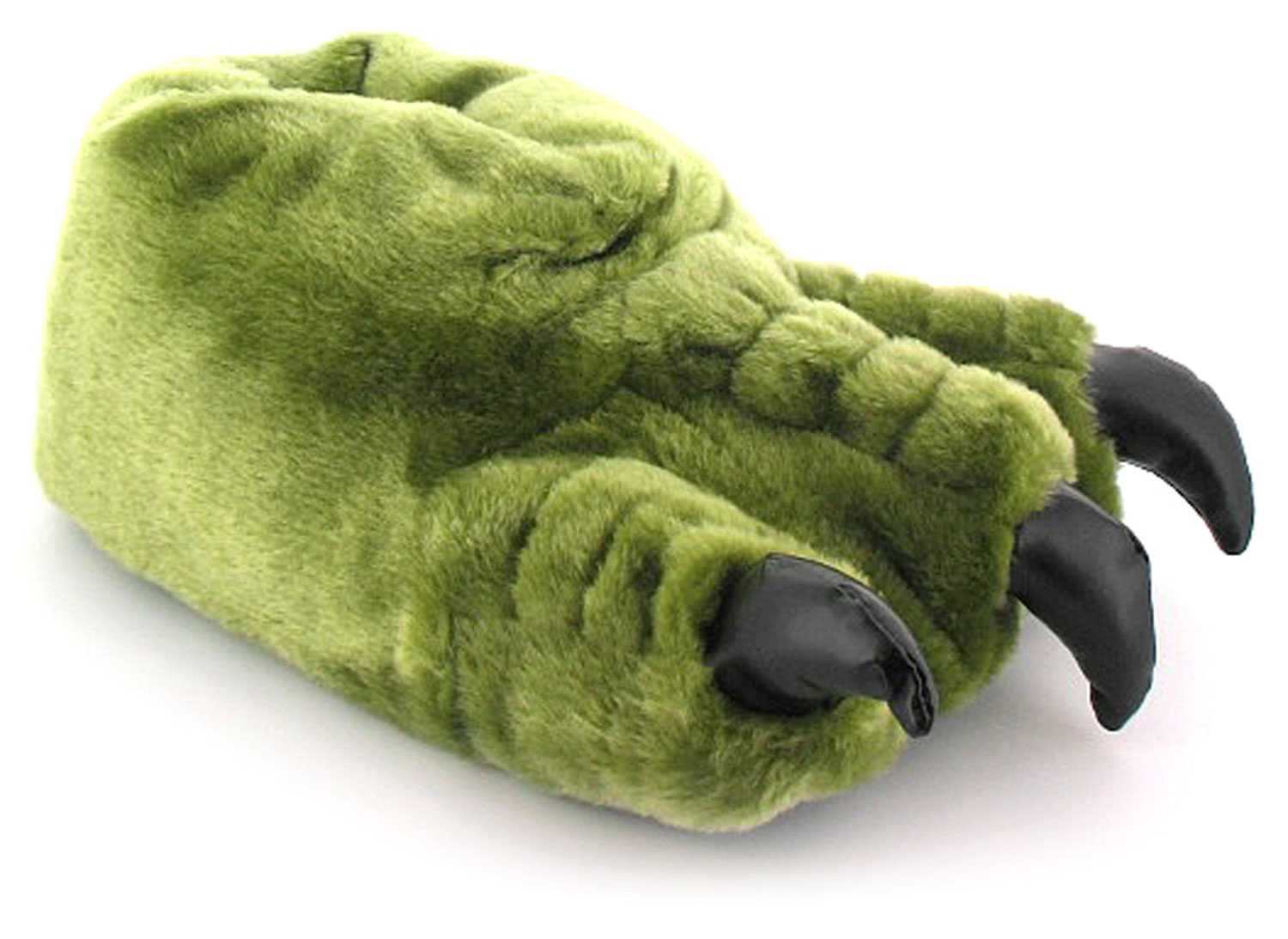 Adults Monster Dinosaur Claw Foot Fur Cuddly Indoor Slippers
