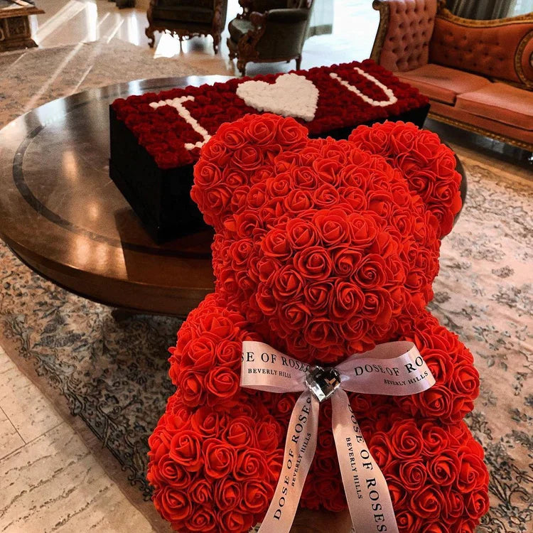 💕Valentine's Day Rose Teddy Bear