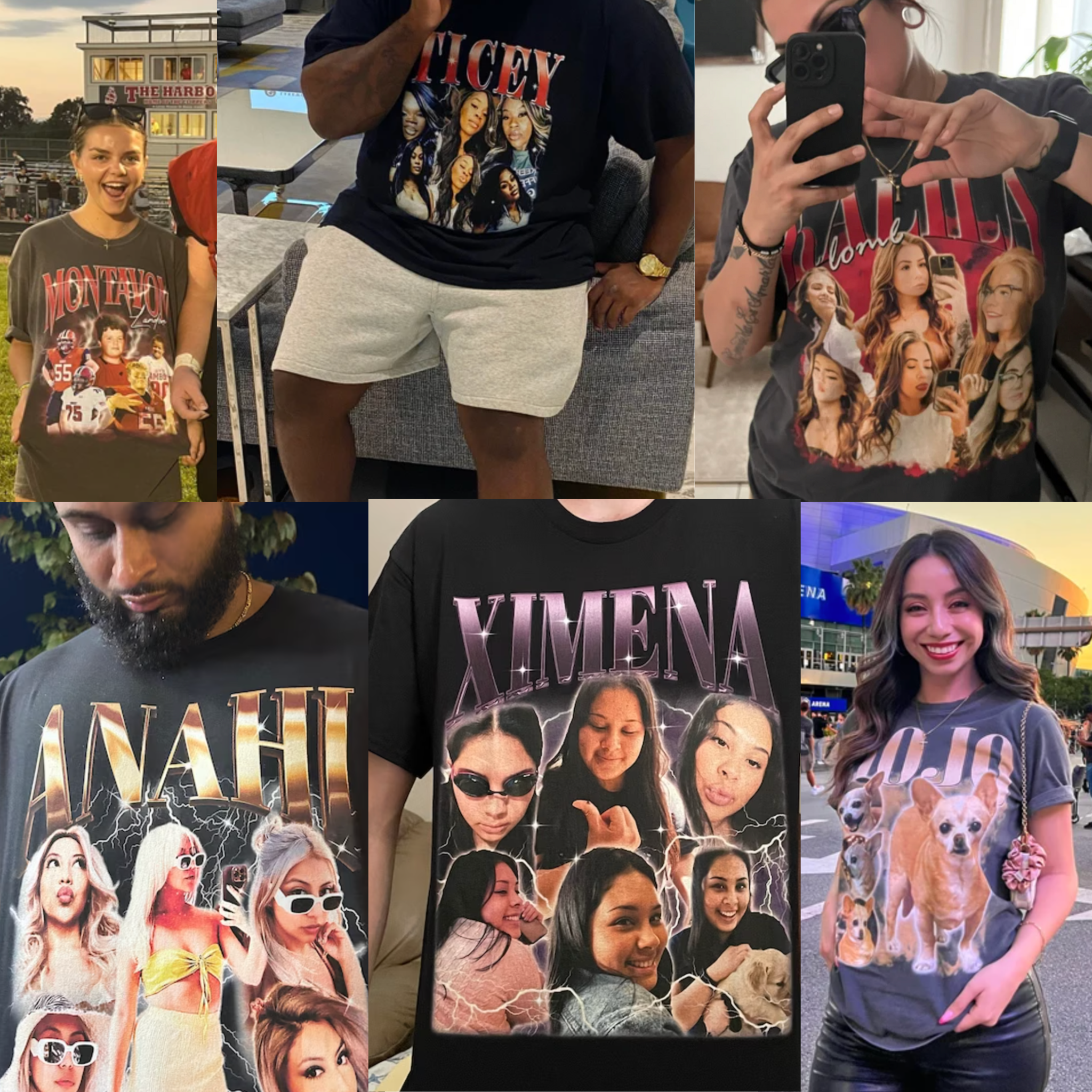 Klamay™-Custom Vintage Couple Photo Tee