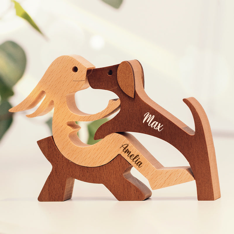Personalized Custom Wooden Pet Carvings - The Love Between You And Your Pet