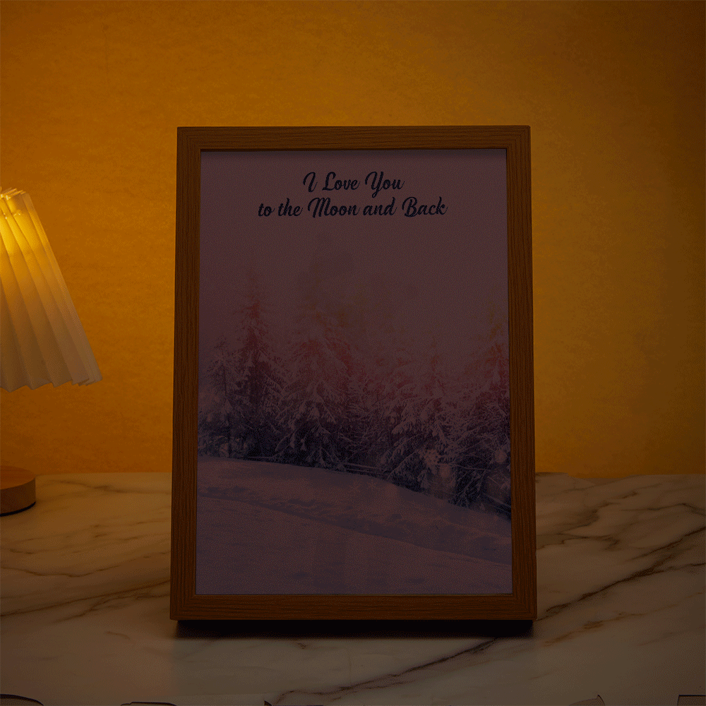 Custom Photo Lamp Personalized Text Light Love Gifts for Her