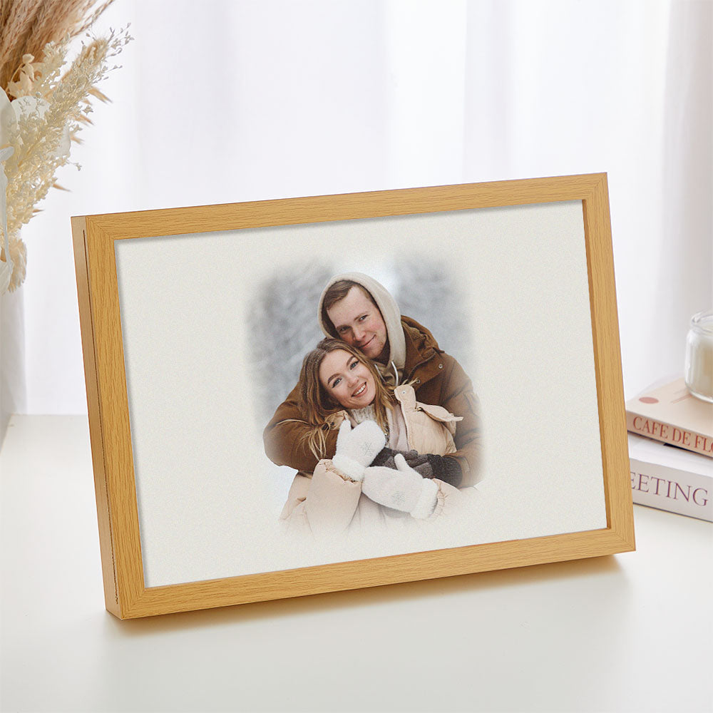 Custom Photo Lamp Personalized Light Valentine's Gifts for Her To My Wife