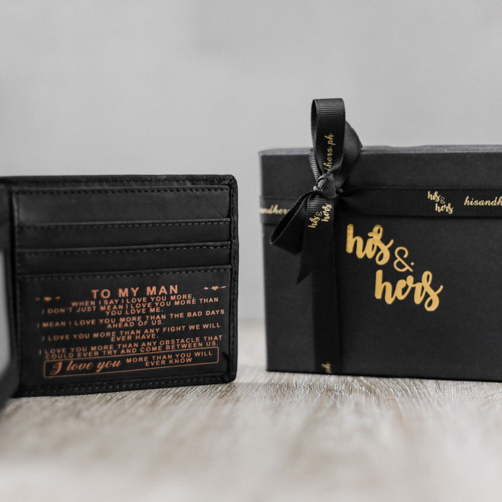 TO MY MAN GENUINE LEATHER BI-FOLD WALLET