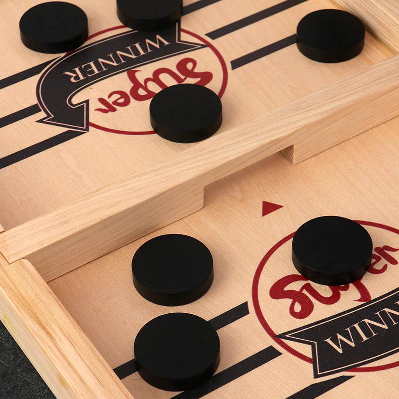 Best Interactive Game Ever - Fast Sling Puck Game - Christmas Gift For Family, Friends, Children(Buy 2 Free Shipping)