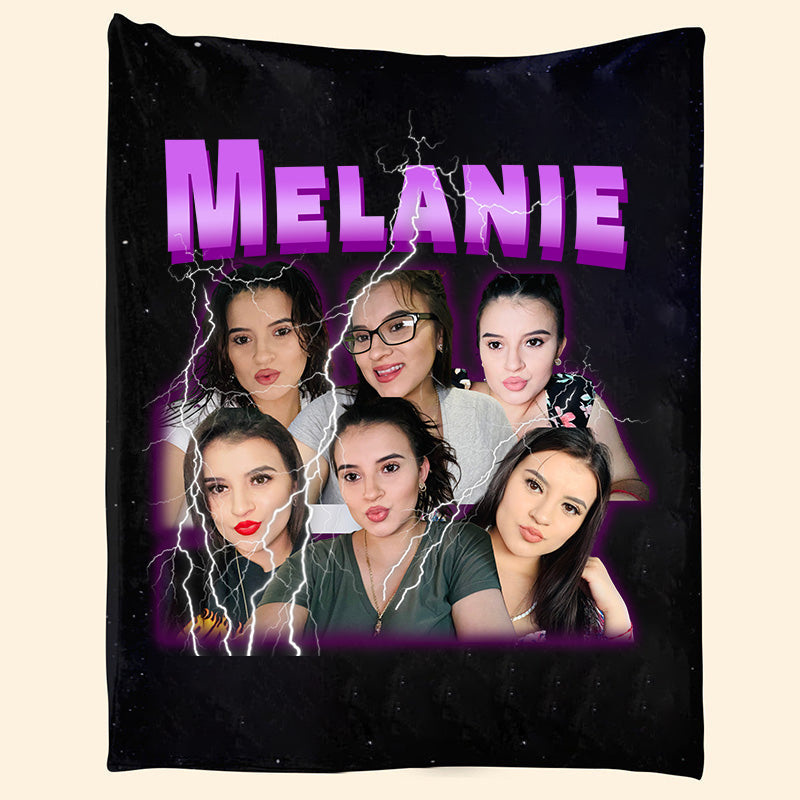 Custom Photo Vintage Blanket for Gift