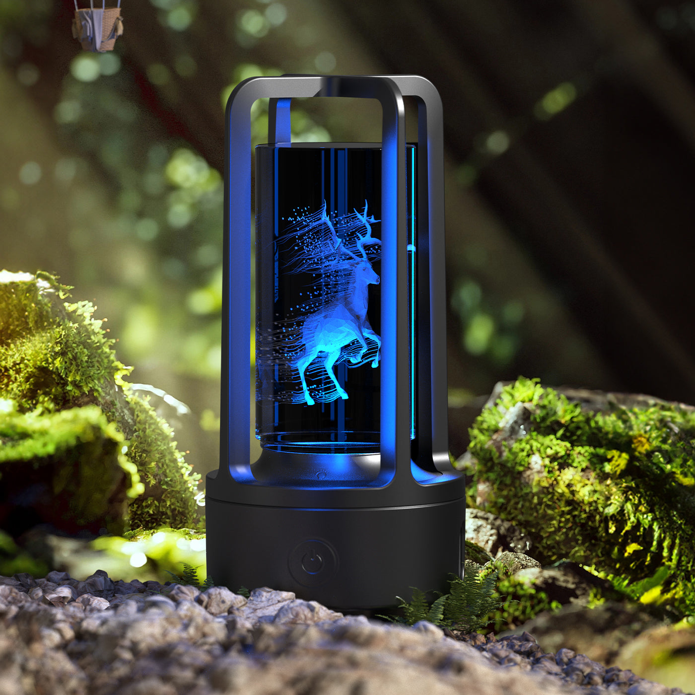 Creative 2 In 1 Audio Acrylic Crystal Touch Lamp And Bluetooth Speaker Valentine's Day Gift