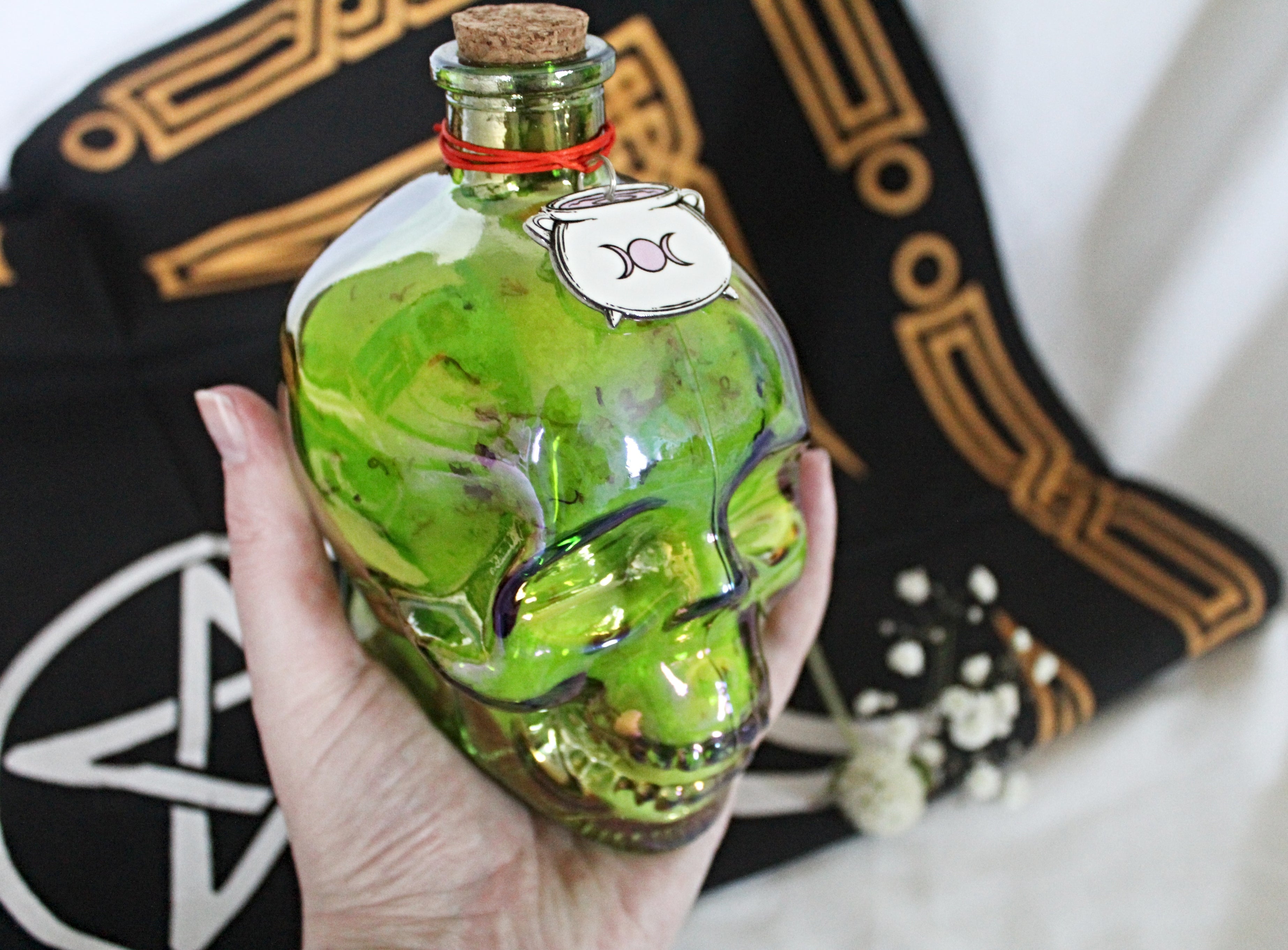 Skull Potion Bottle Bath Salts
