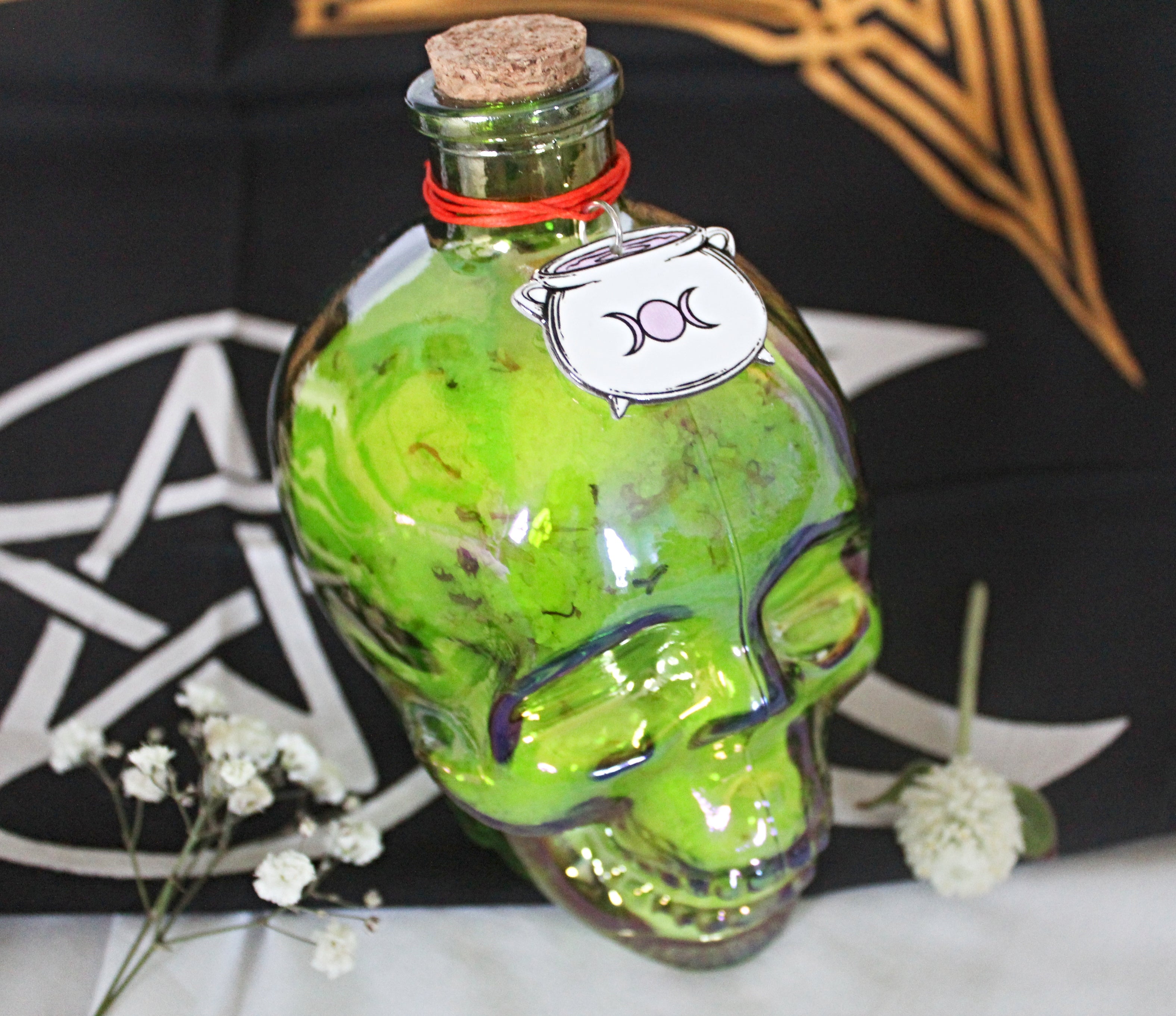 Skull Potion Bottle Bath Salts