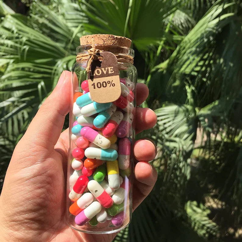 Capsule Letters Message In A Bottle (Mixed Color)-Family/Couple Gift🎁