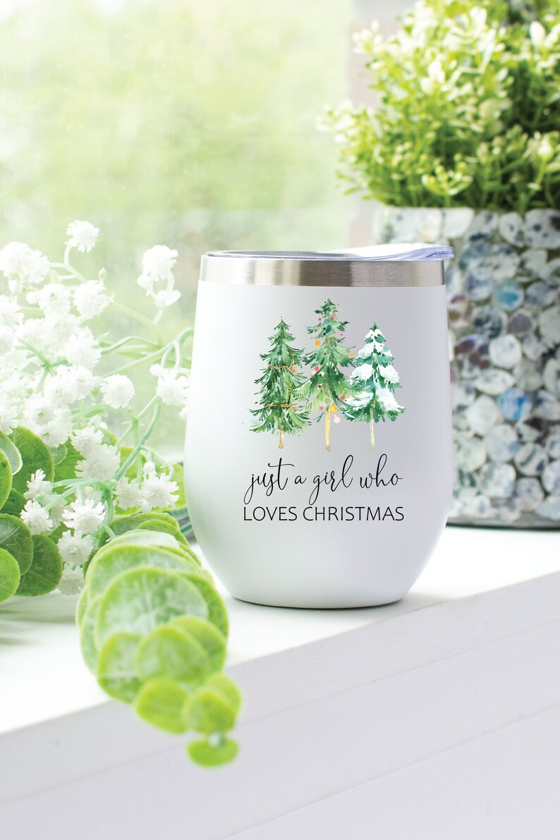 Christmas Loving Girl tumbler