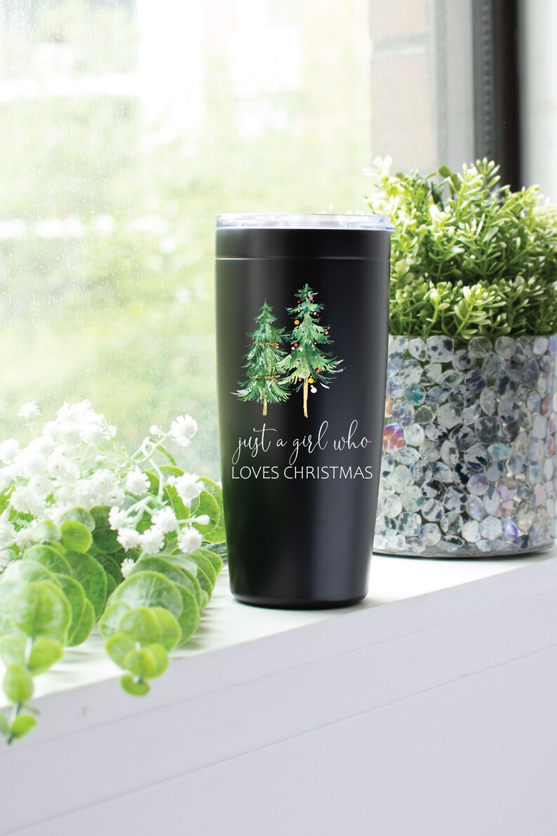 Christmas Loving Girl tumbler
