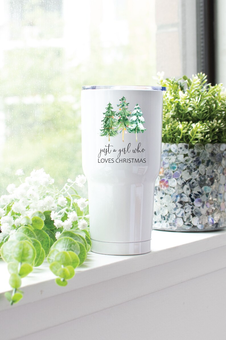 Christmas Loving Girl tumbler