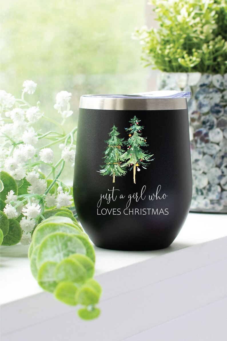 Christmas Loving Girl tumbler