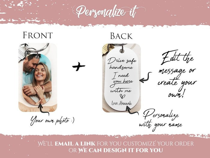 Customized Photo Gifts Safe Keychain