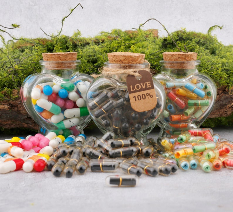Capsule Letters Message In A Bottle (Mixed Color)-Family/Couple Gift🎁