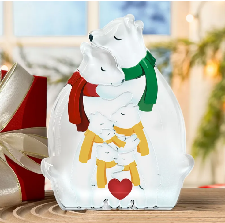 Hugging Bear Family - Acrylic Bear Family Puzzle