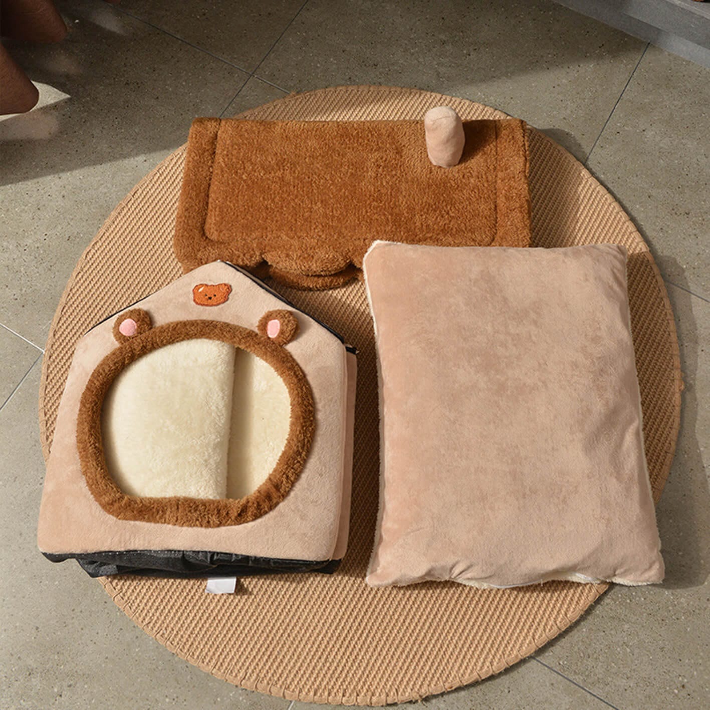 Dog/Cat  house Bed - Pink