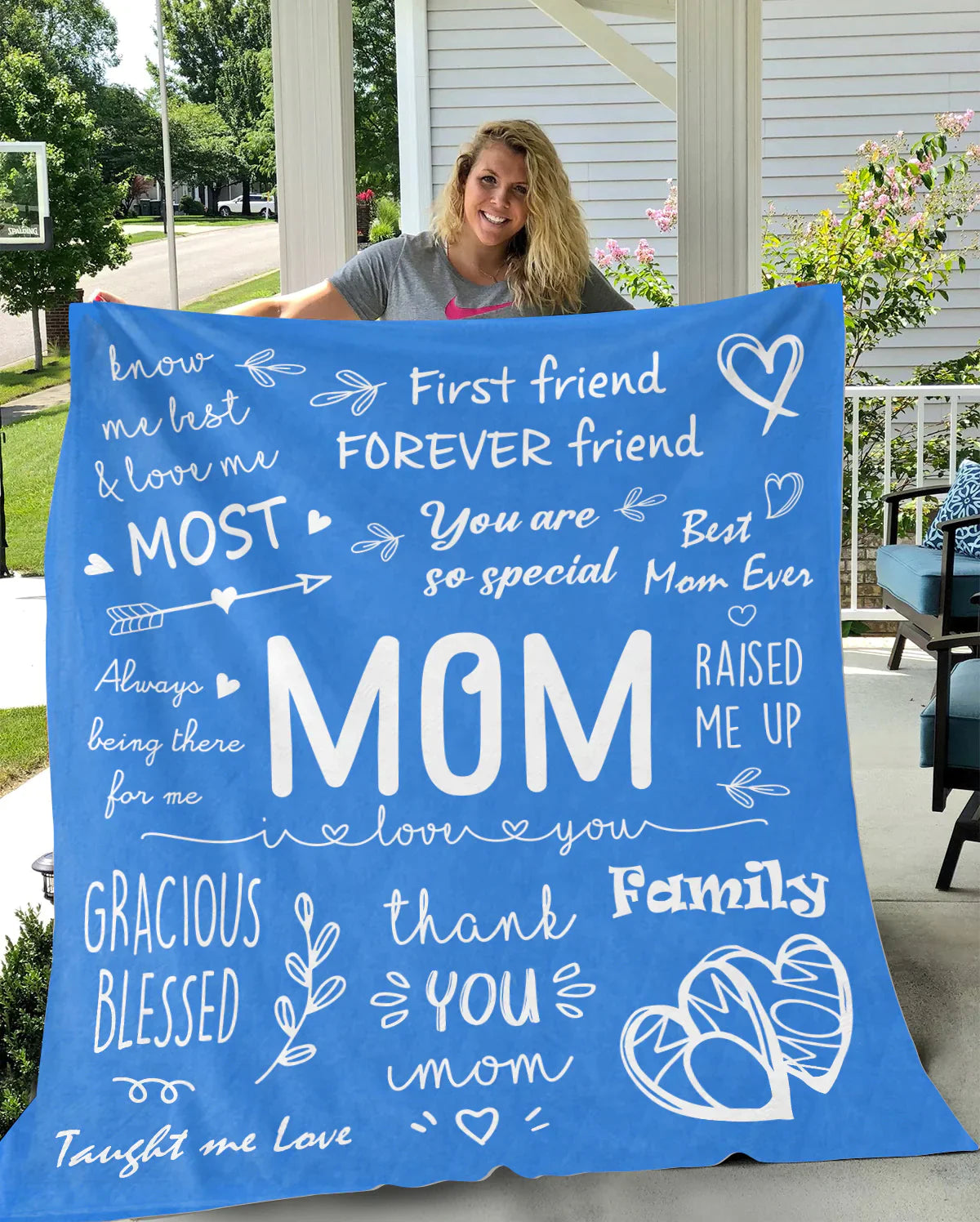 💖For Mom Blanket👩 MOM - Cozy Plush Sherpa Blanket