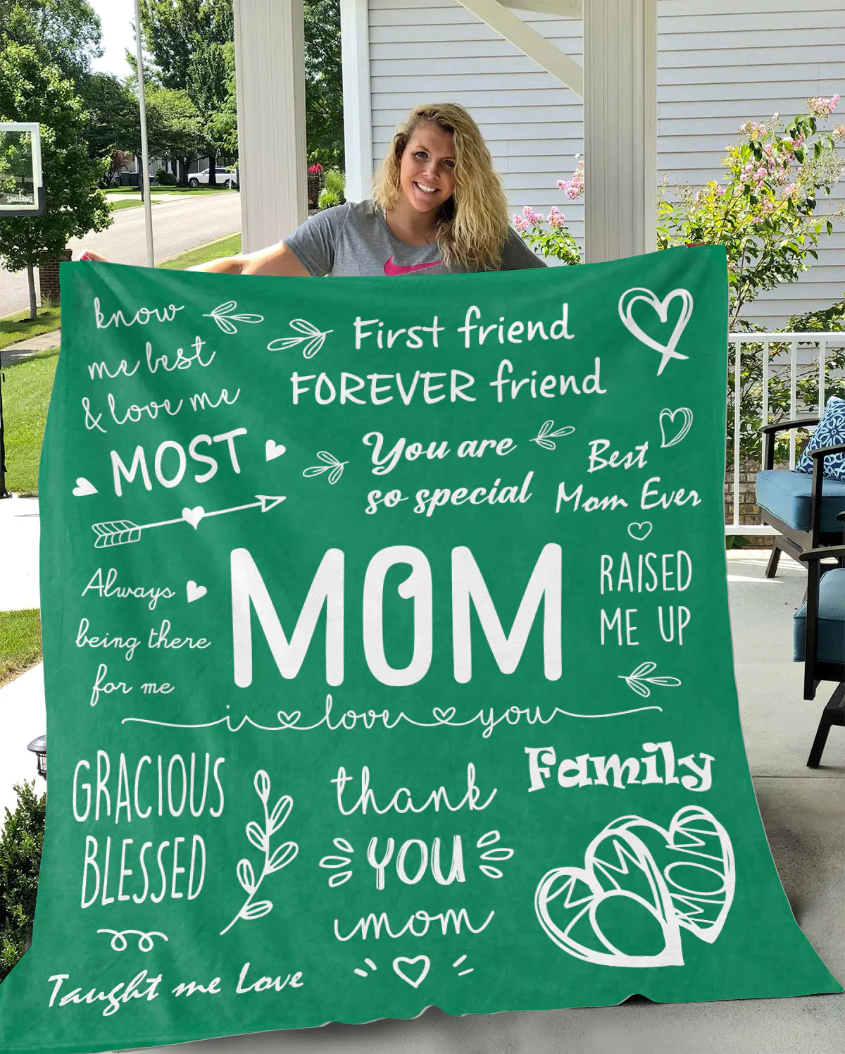 💖For Mom Blanket👩 MOM - Cozy Plush Sherpa Blanket