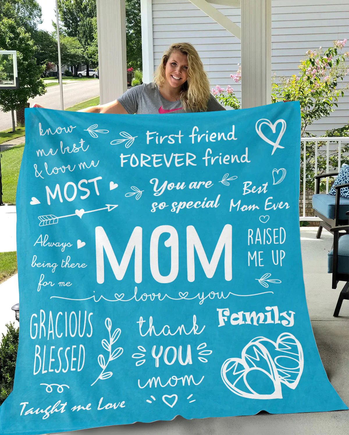💖For Mom Blanket👩 MOM - Cozy Plush Sherpa Blanket