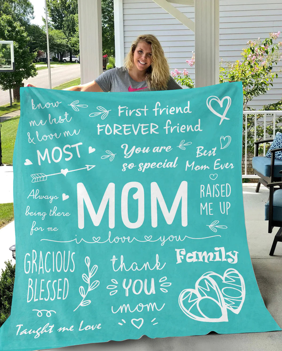 💖For Mom Blanket👩 MOM - Cozy Plush Sherpa Blanket
