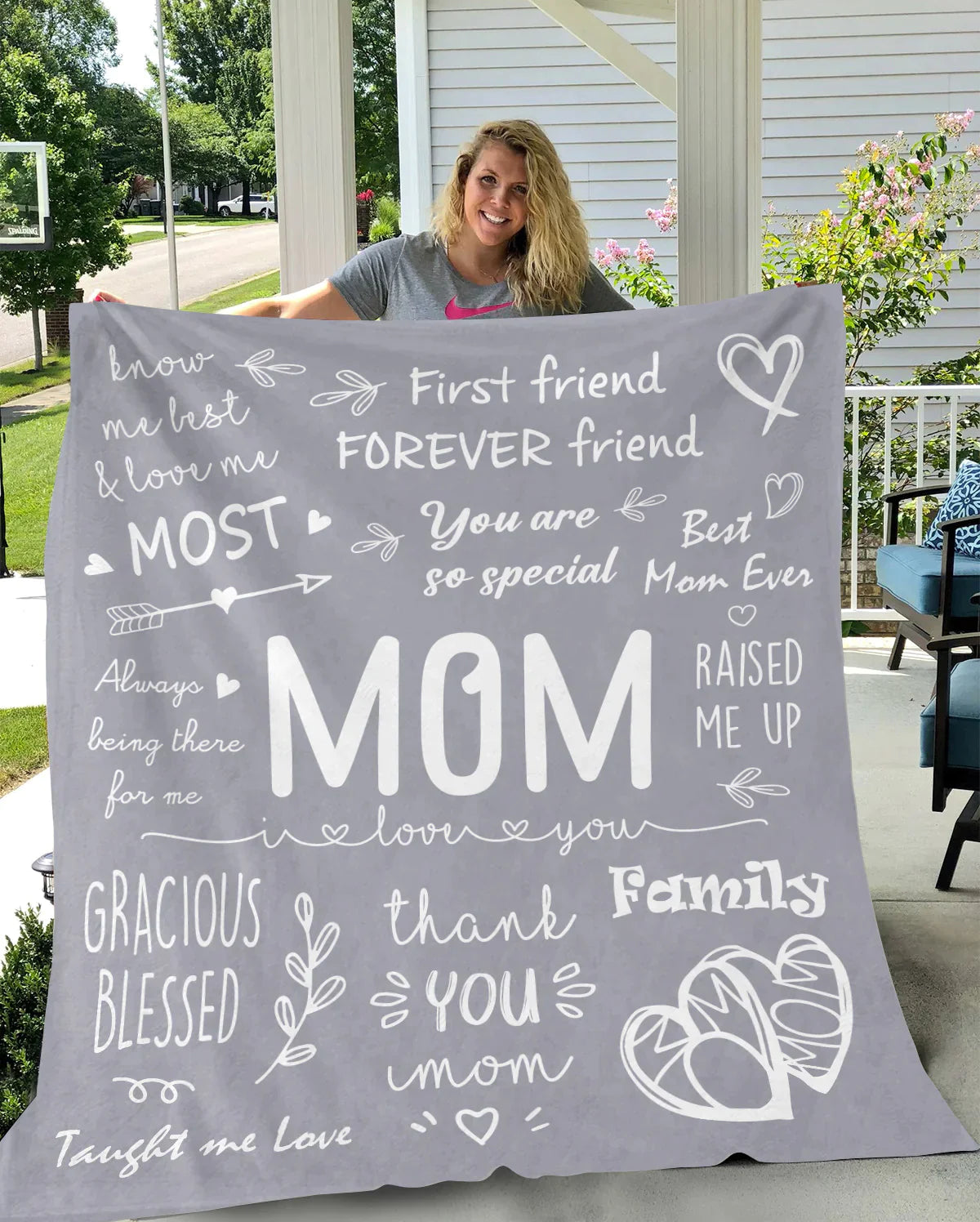 💖For Mom Blanket👩 MOM - Cozy Plush Sherpa Blanket