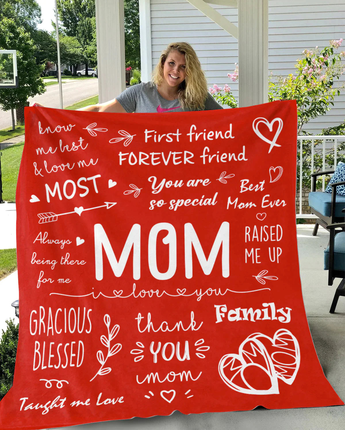 💖For Mom Blanket👩 MOM - Cozy Plush Sherpa Blanket