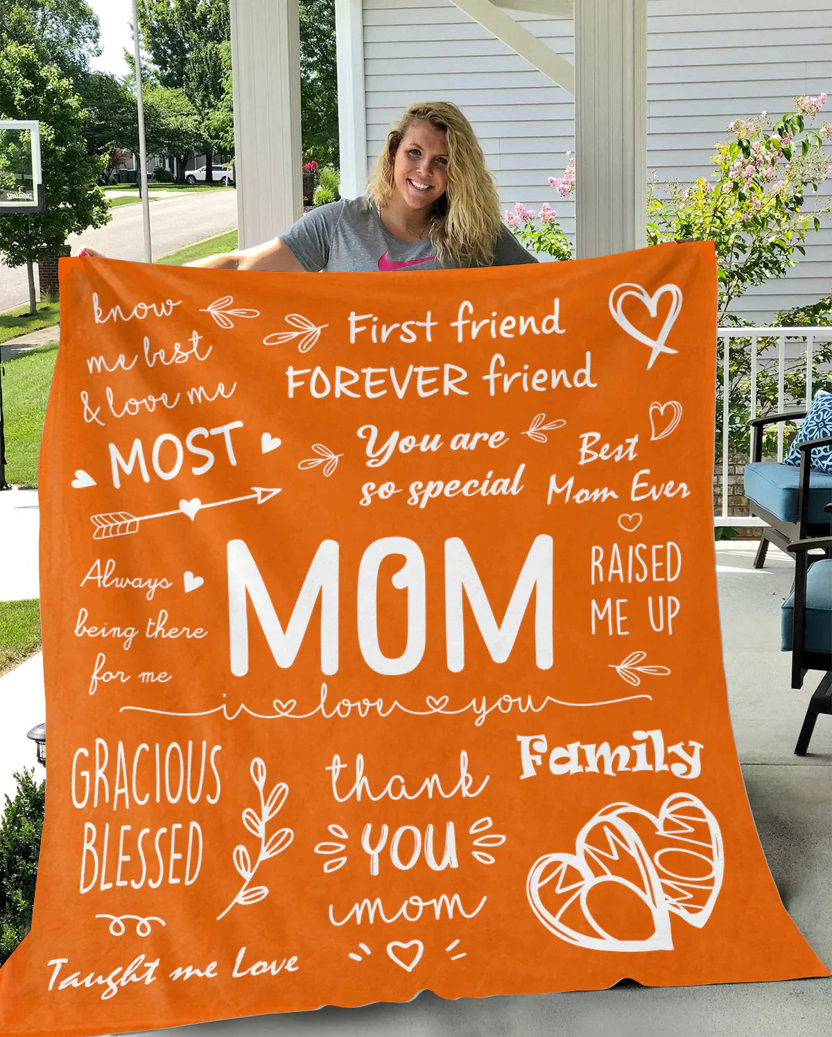 💖For Mom Blanket👩 MOM - Cozy Plush Sherpa Blanket