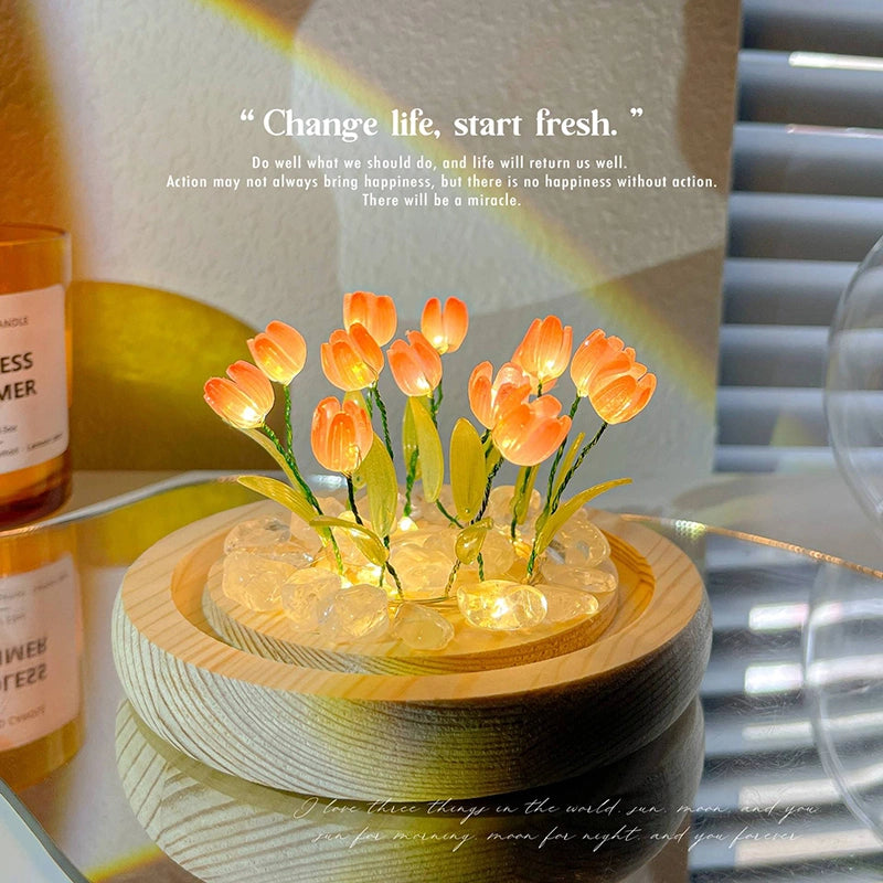 DIY Tulip Night Light Kit-Unique Handmade Perfect Gift Idea