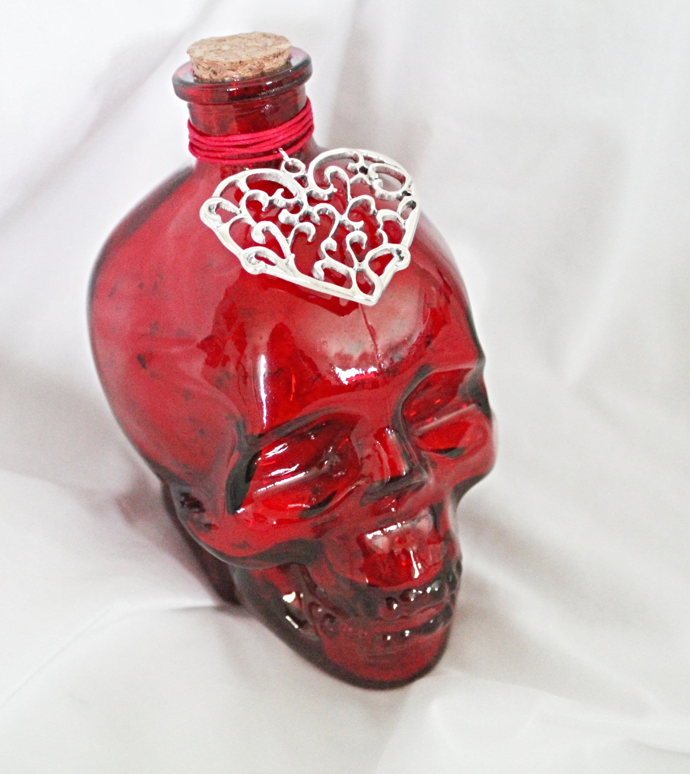 Heart Skull Potion Bottle Bath Salts